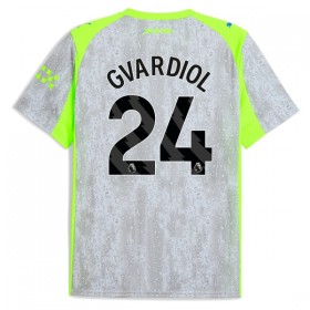 Camisolas Manchester City Gvardiol 24 3º Equipamento 2025-26 Manga Curta